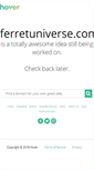 Mobile Screenshot of ferretuniverse.com